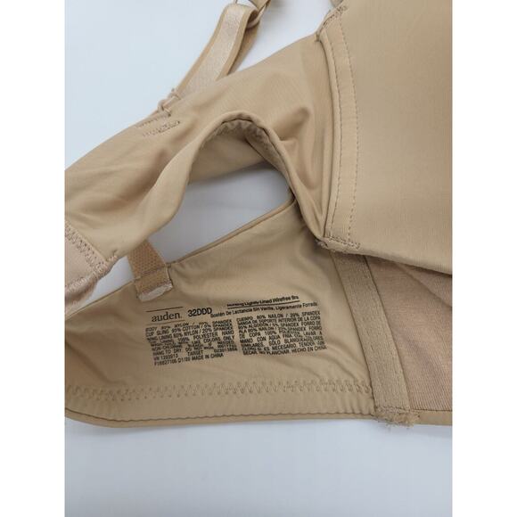 Auden Nursing Bra 32DDD Lightly Lined Wireless Tan Full Adjustable Straps - Picture 4 of 5